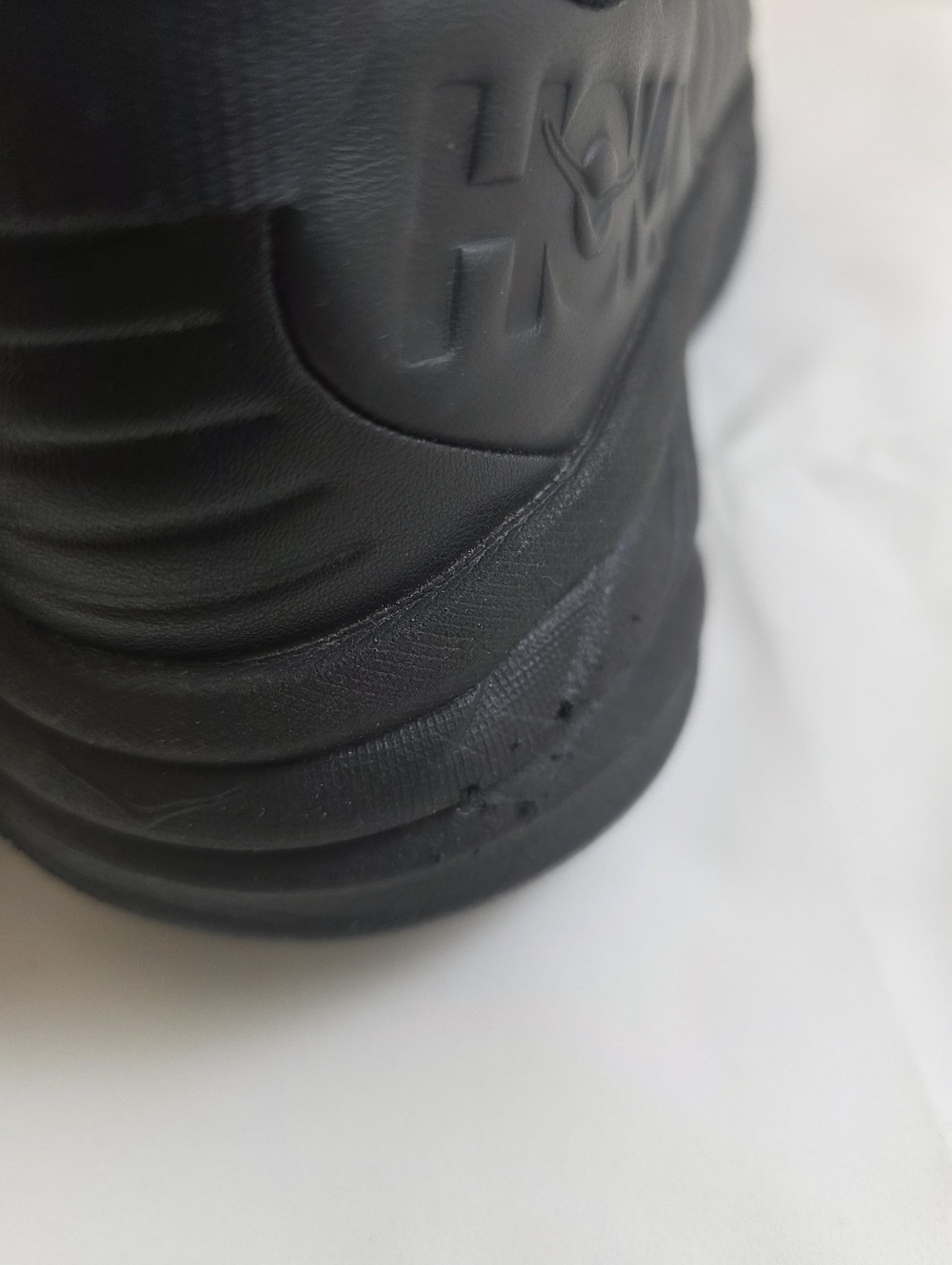 Hoka One One Men's Black Low-Top Lace Sneakers - Picture 9 of 12